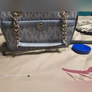 Michael Kors baby blue crossbody
